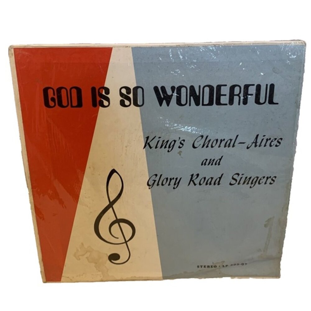King's Choral Aires Glory Road Singers God Is So Wonderful (Vinyl) LP S 203-07